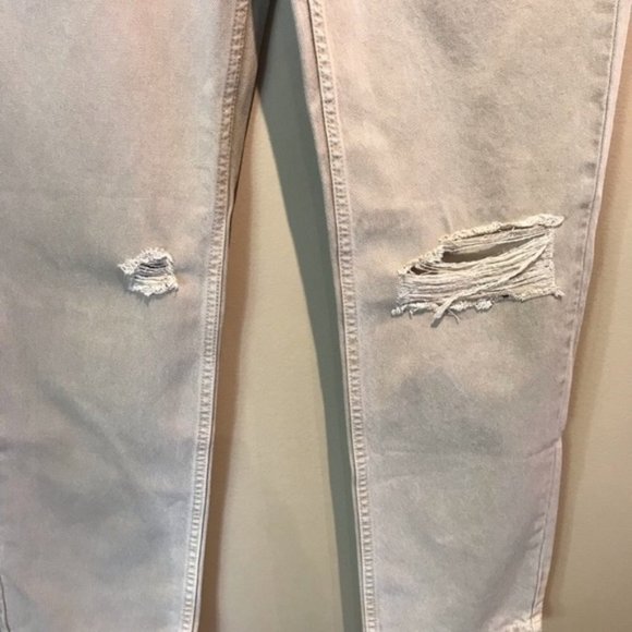 NWOT Free People Dakota Straight Leg Jeans Tan - Picture 6 of 9